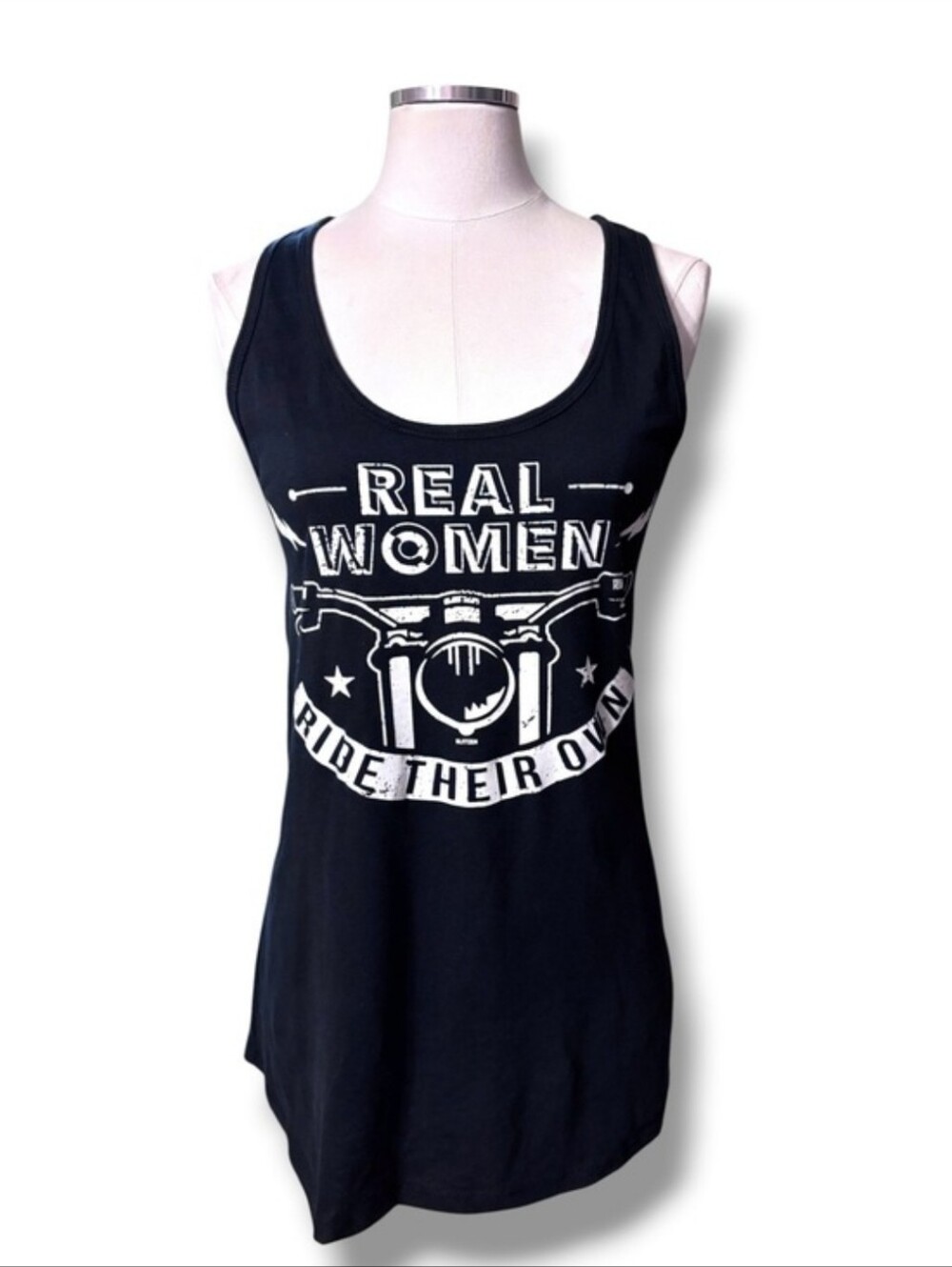BLITTZEN Black Tank Top “Women Ride Their Own” Size XXL